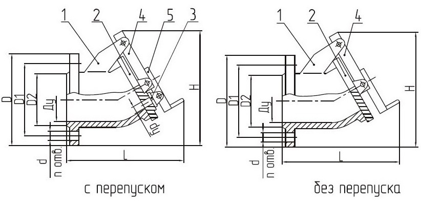 Чертёж хлопуши ХП Чертёж хлопуши ХП